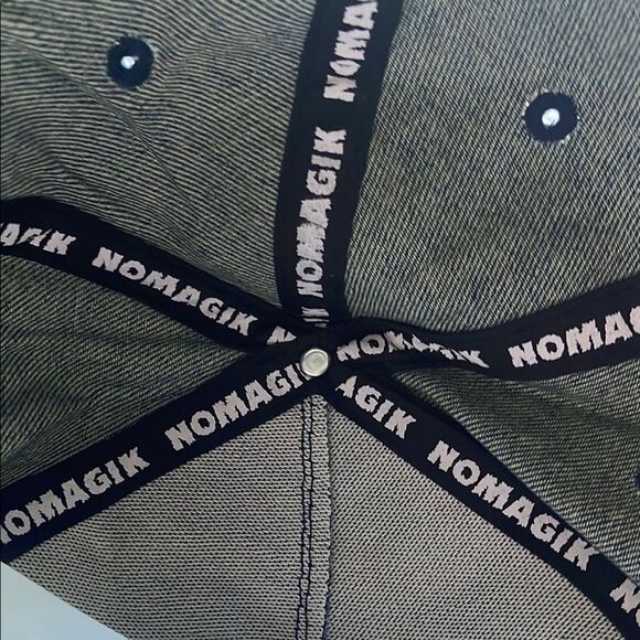 Denim Cap with Pink Lettering - Picture 6 of 7